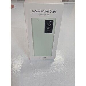 Samsung S-View Wallet Case for Galaxy S24 Ultra - Mint Green Genuine Samsung